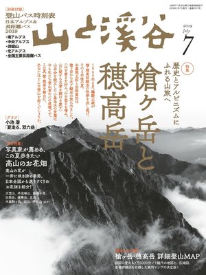 cover image of 山と溪谷: 2019年 7月号